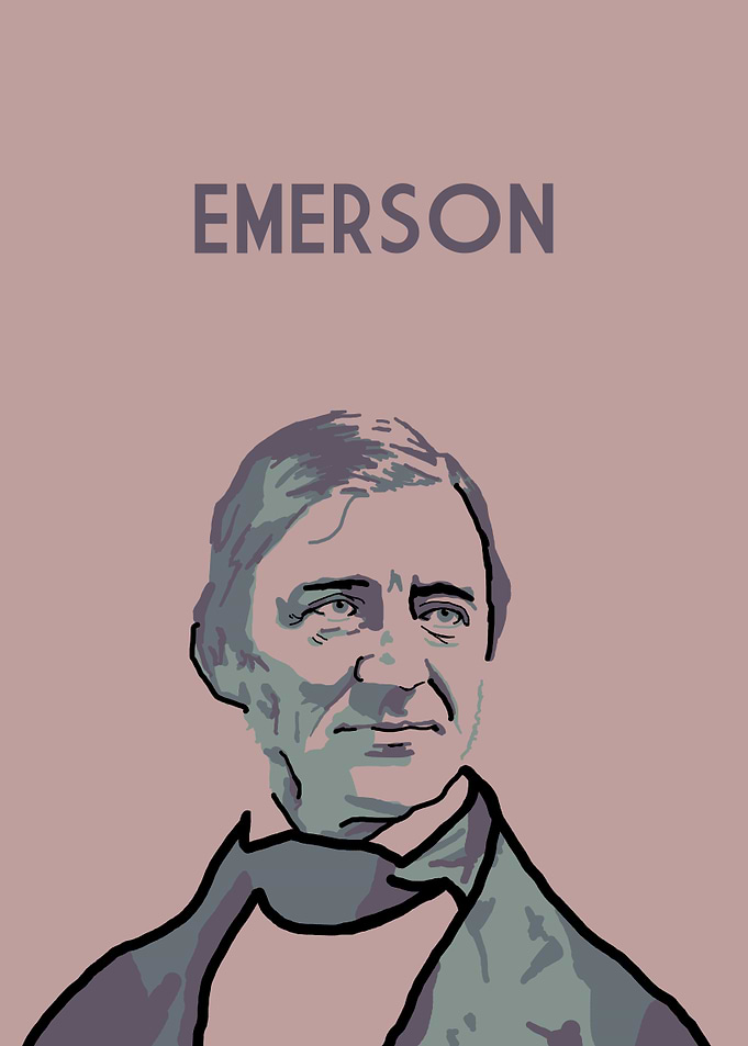 Ralph Waldo Emerson Purple