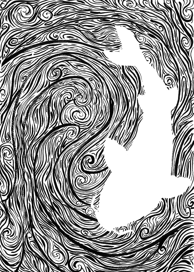 Water element Koi