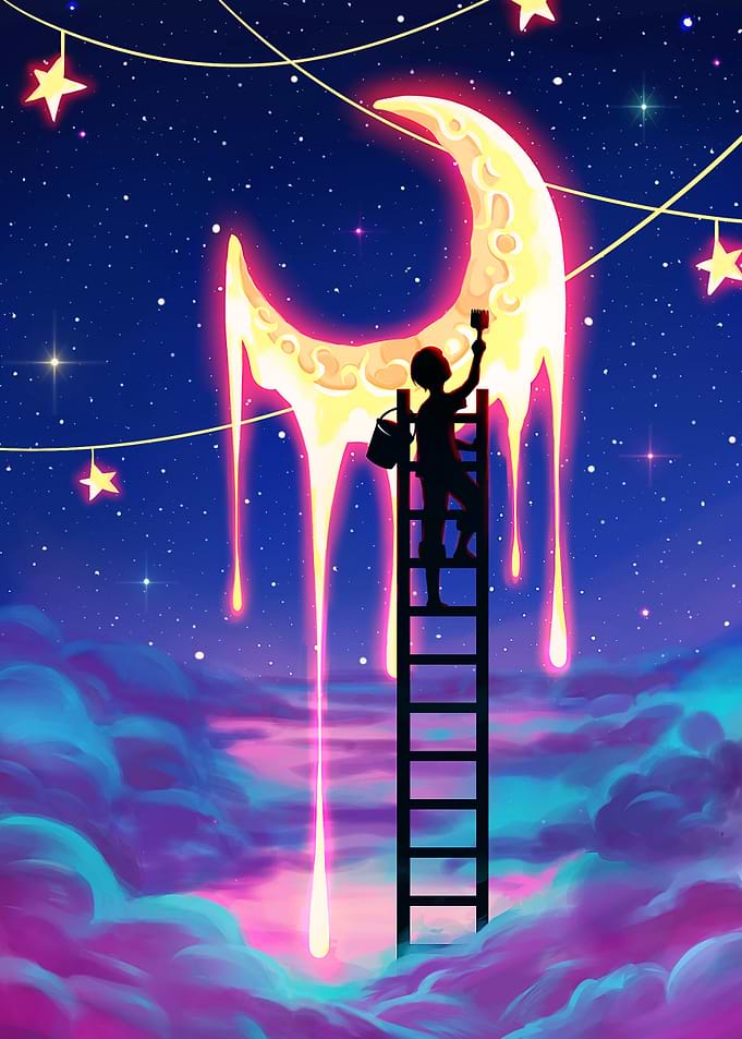 Crescent Moon Star Dream