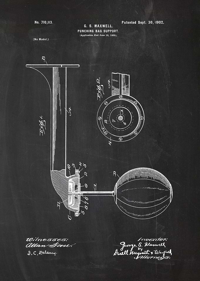 1902 Punching Bag Support