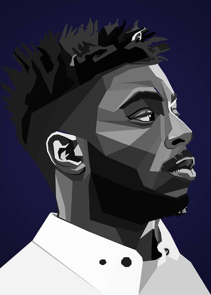 Isaiah Rashad WPAP Pop Art