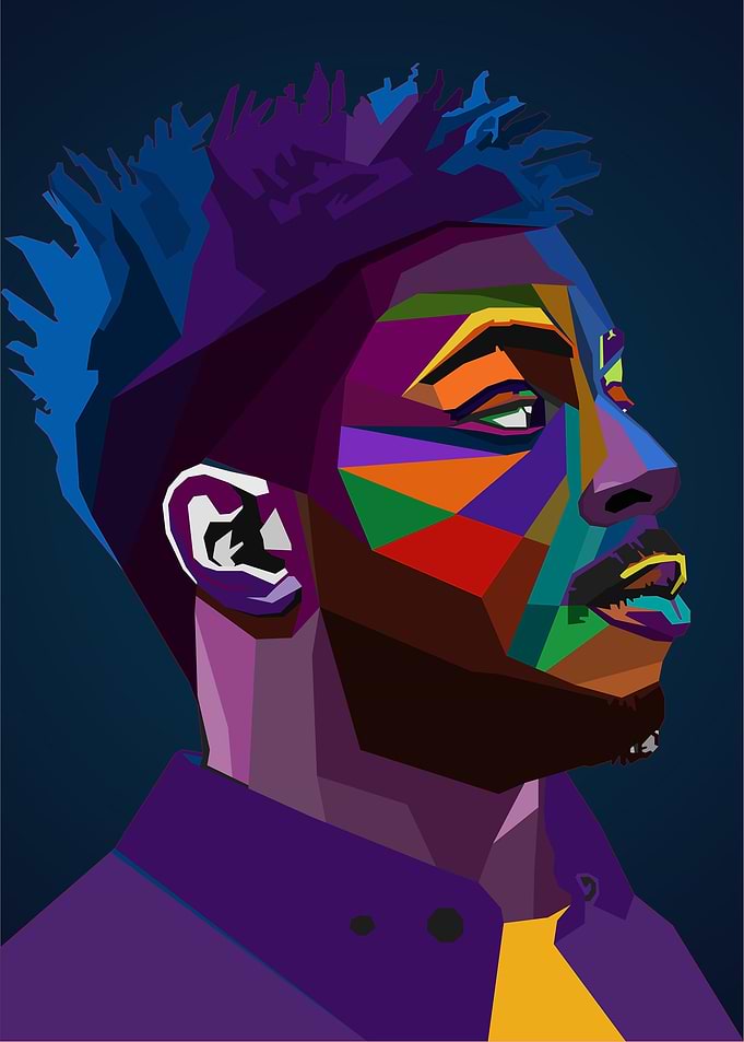 Isaiah Rashad WPAP Pop Art
