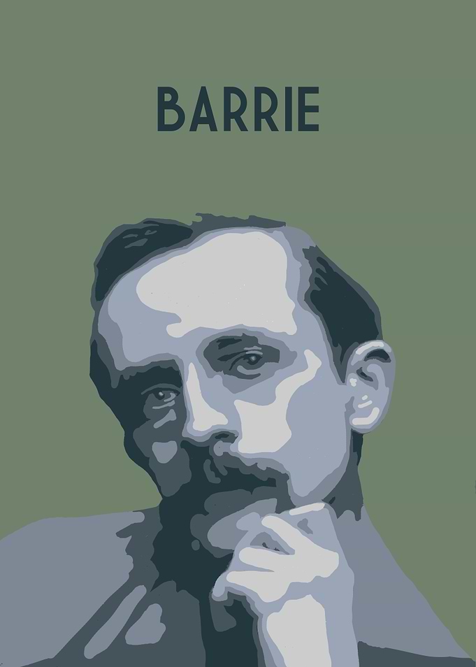 J M Barrie Green Blue
