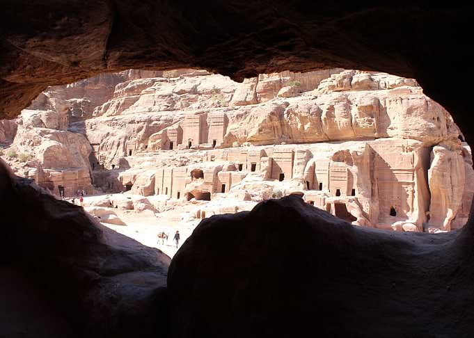 Petra soon through a cave
