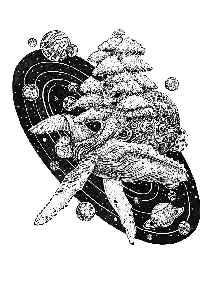 Tree of life whale