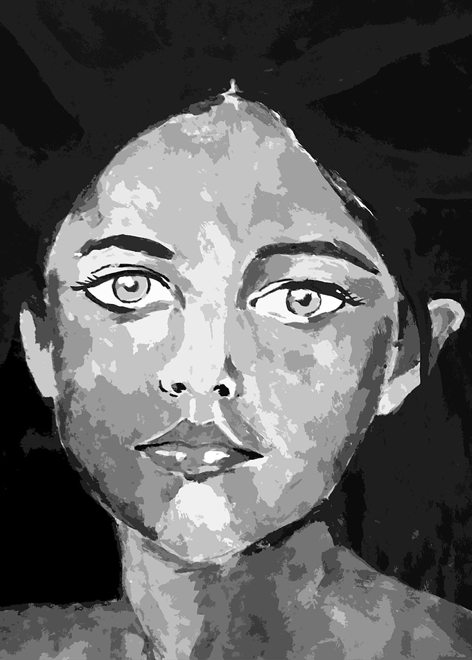 Mystery Woman BW