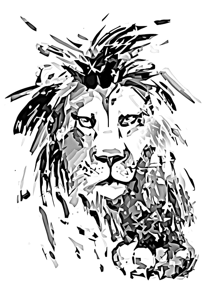 Lions Painting