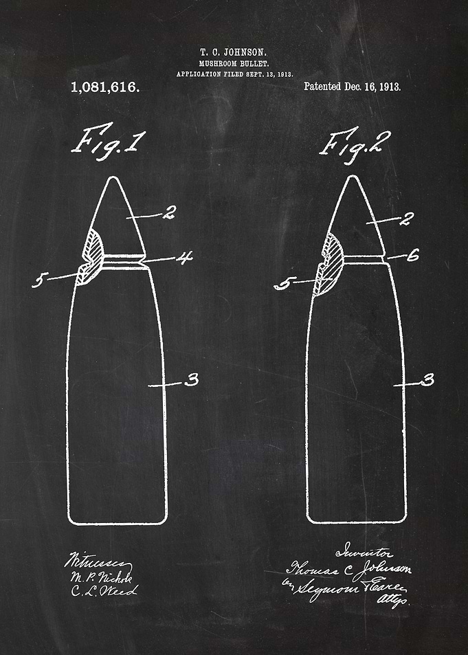 1913 Mushroom Bullet