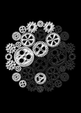 Gears Yin Yang