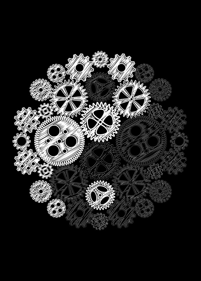 Gears Yin Yang