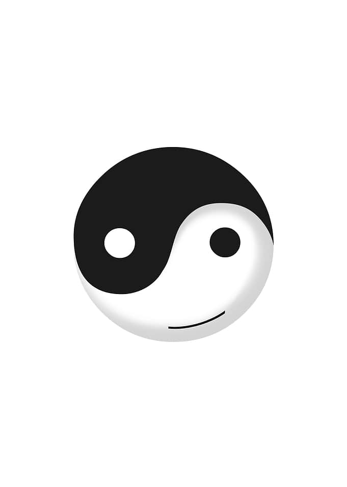yin yang smiley