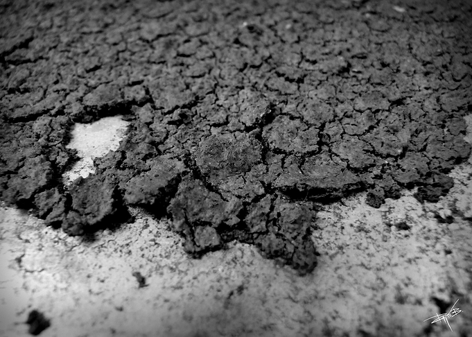 cracked