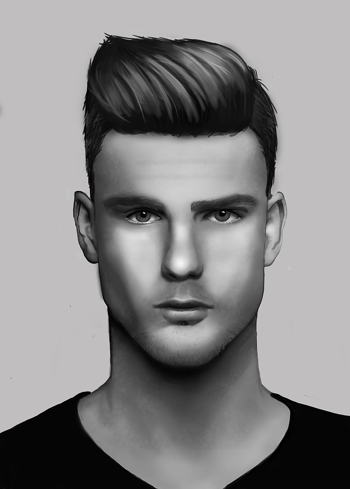 Man Portrait BW