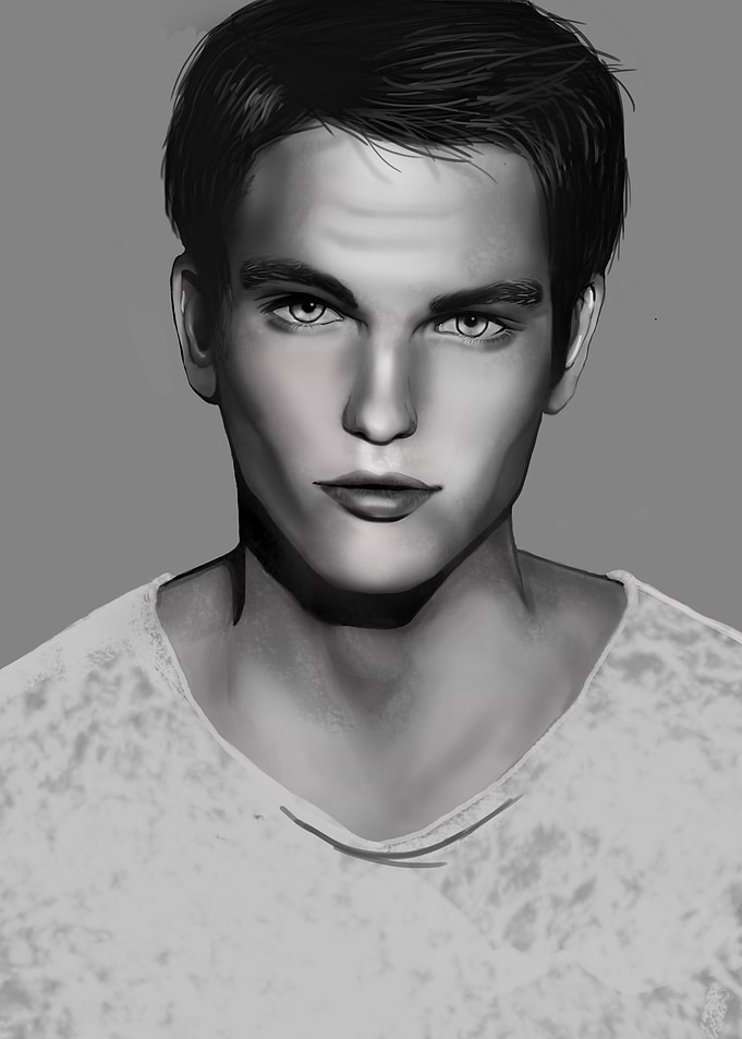 Man Portrait BW