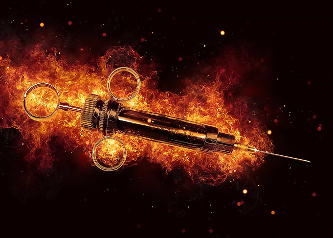 Three rings Syringe