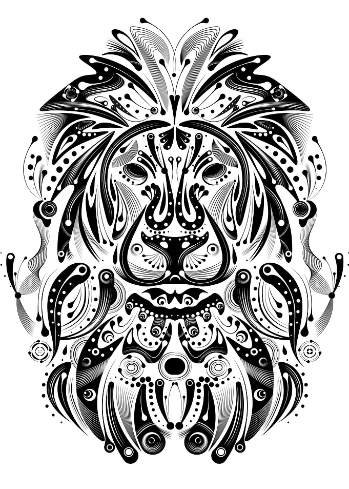 tribal lion