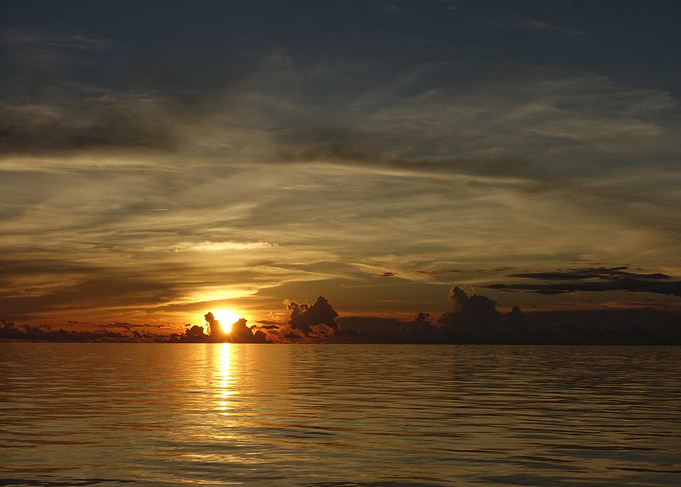 Sunset at Sea