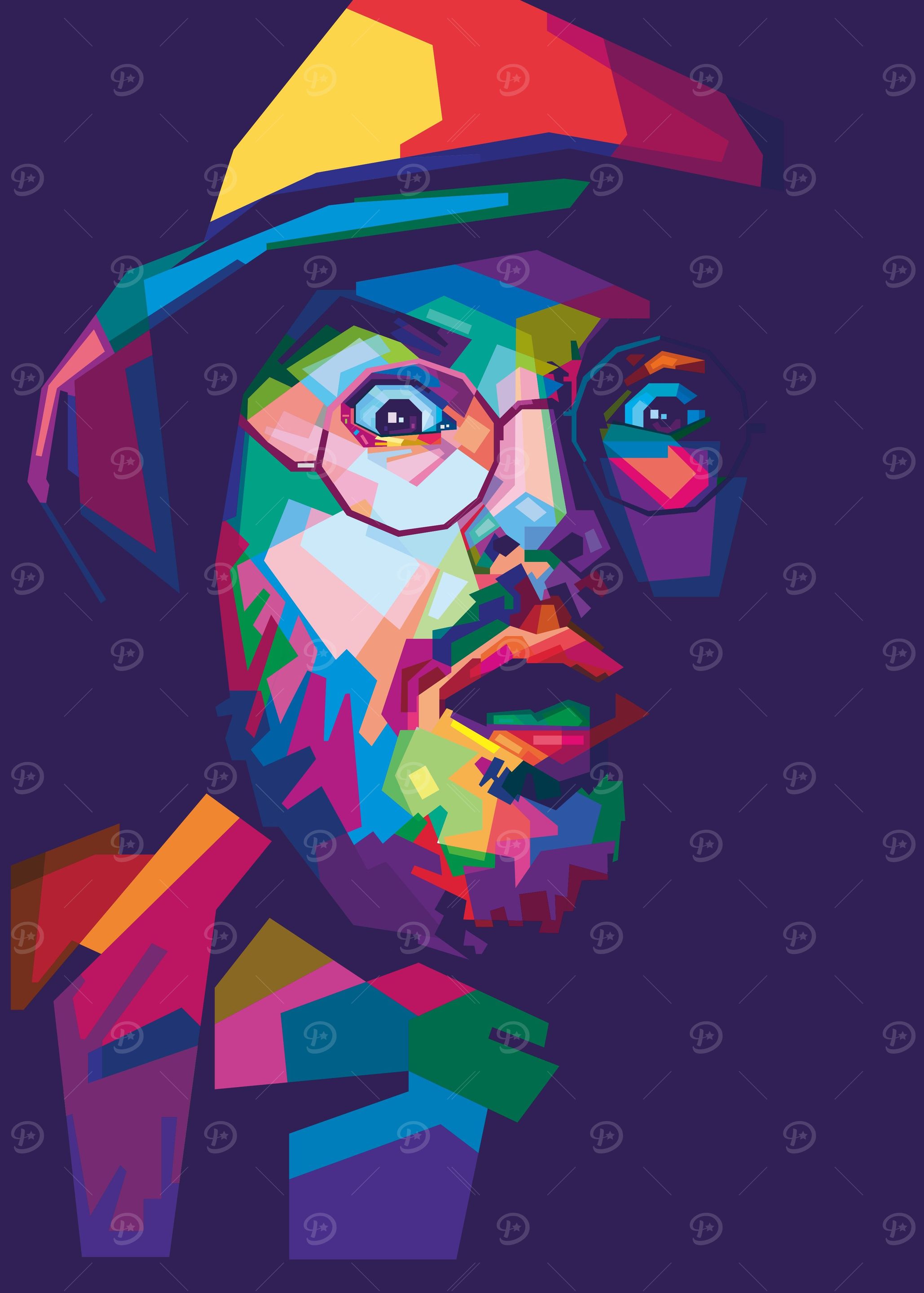 Jack Black in popart