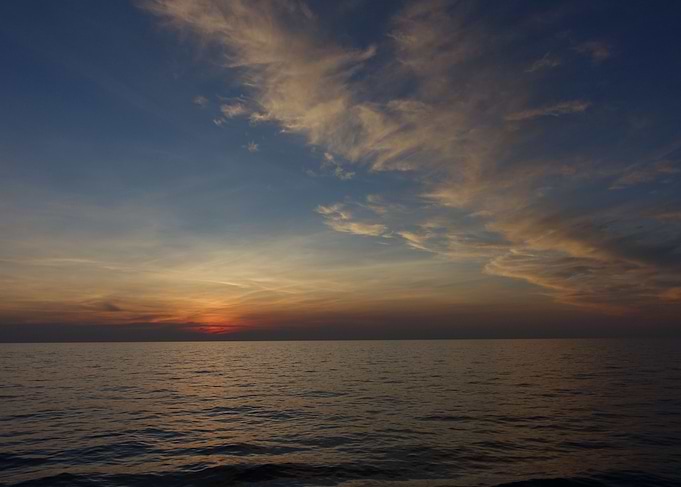 Sunset at Sea