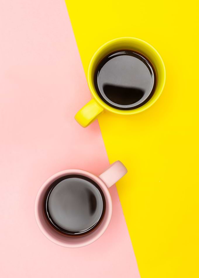 Coffee Yellow Coffee Pink