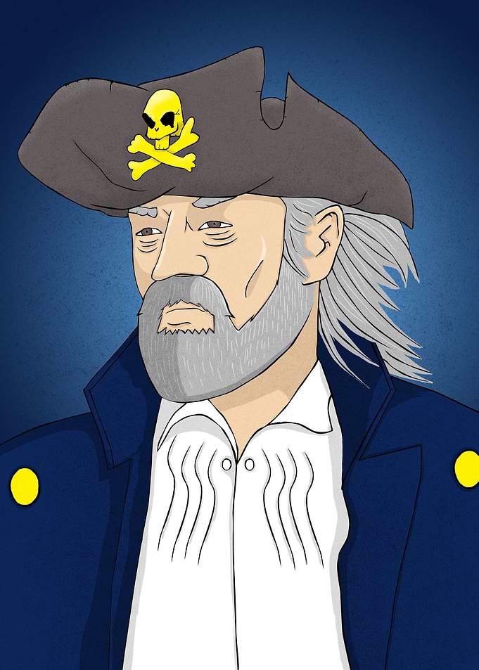 Old Pirate Captain