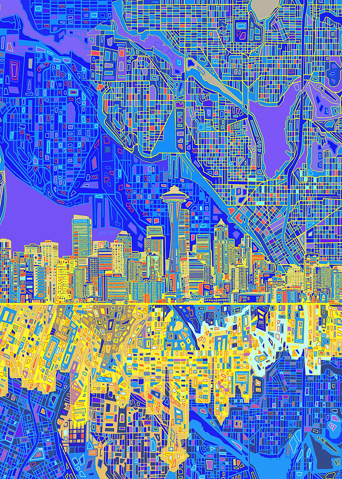 Seattle city abstract 2