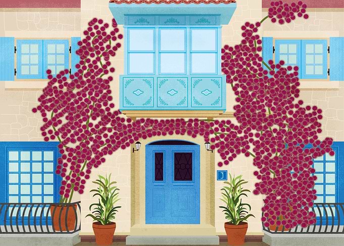 Traditional Alacati homes