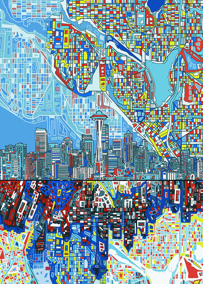 Seattle city abstract 1