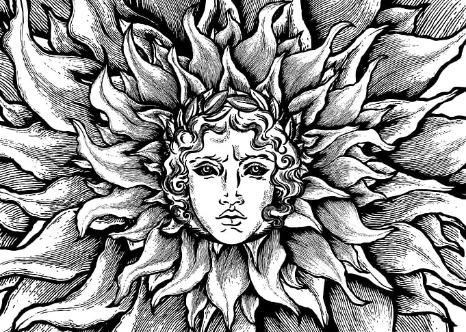 Apollo Sun God Symbol