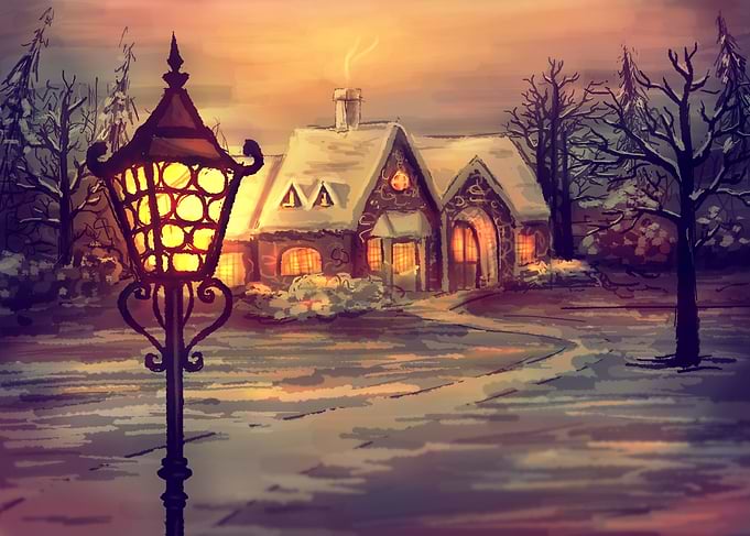 Christmas Warm Lamp