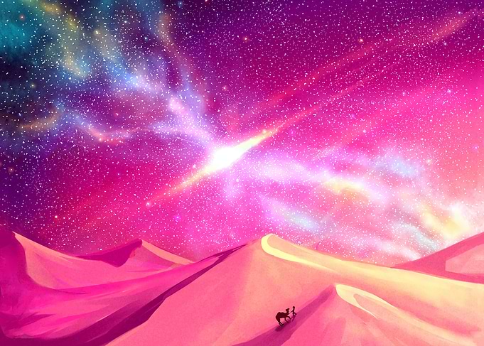 Starlit Desert