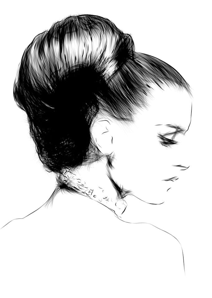 Woman Portrait Drawing