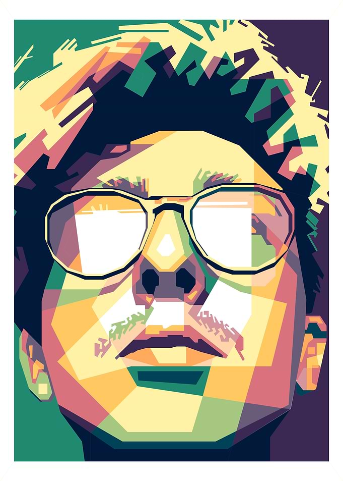 A Man in Popart Portrait