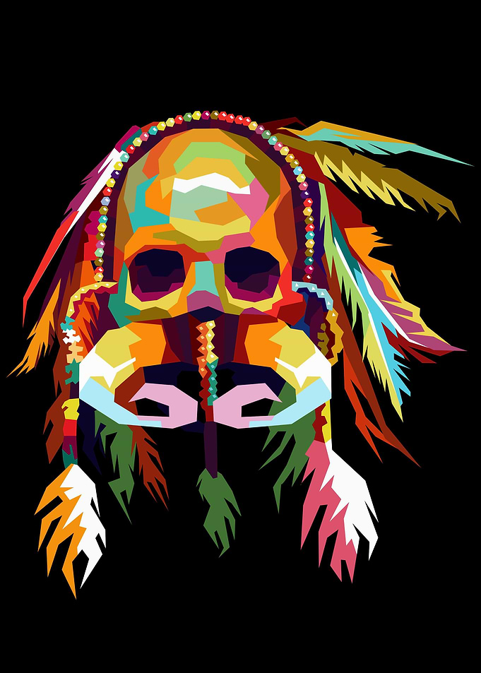 asmat skull