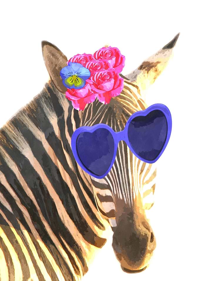 Funny Zebra