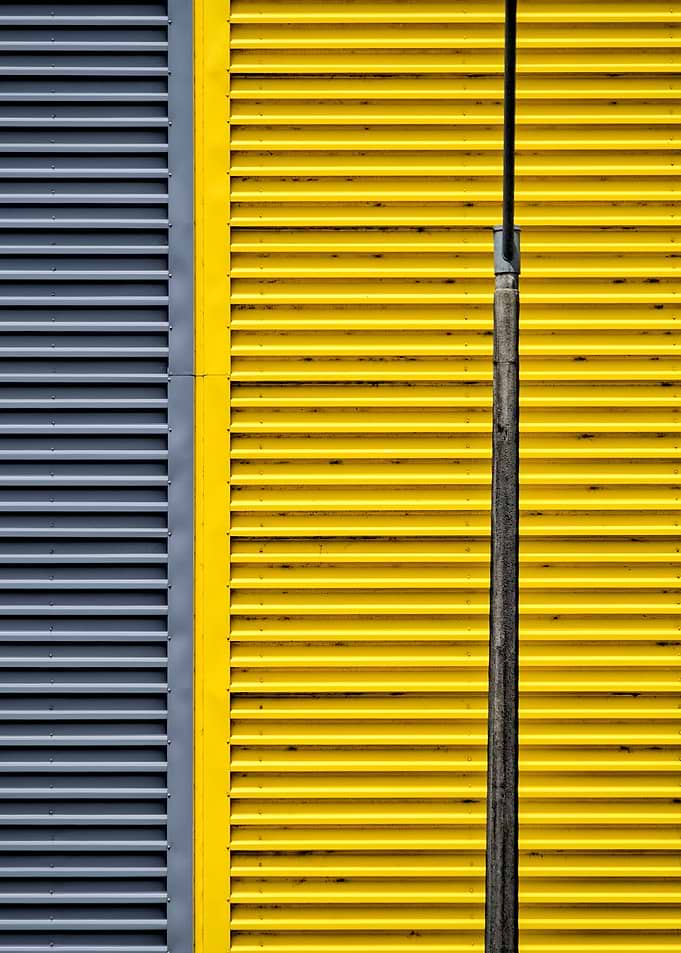 Yellow Striped Abstract