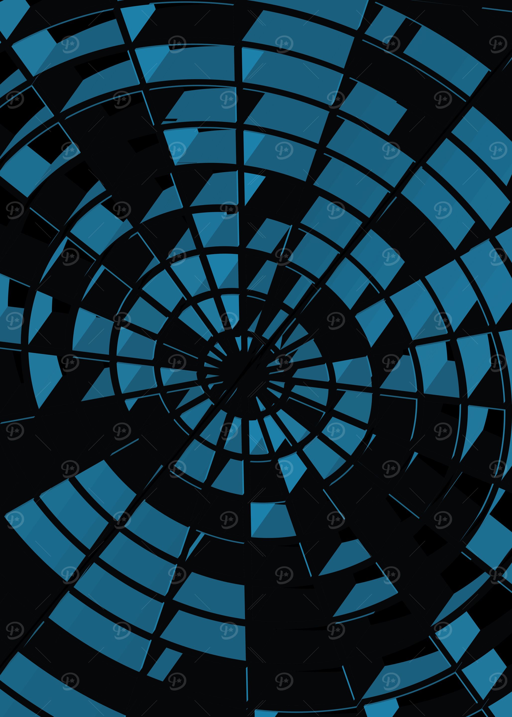 Abstract Dartboard