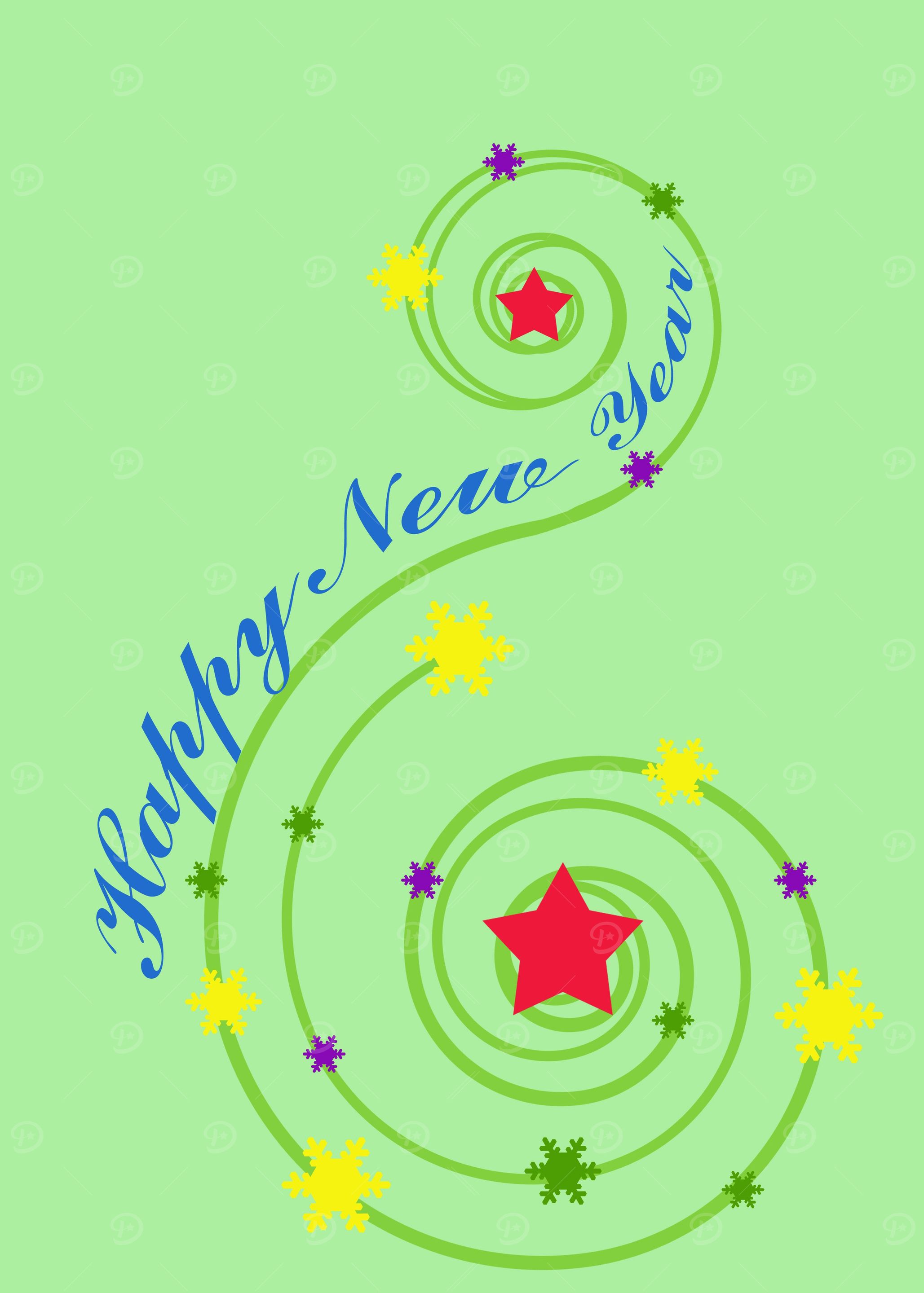 Green Christmas tree