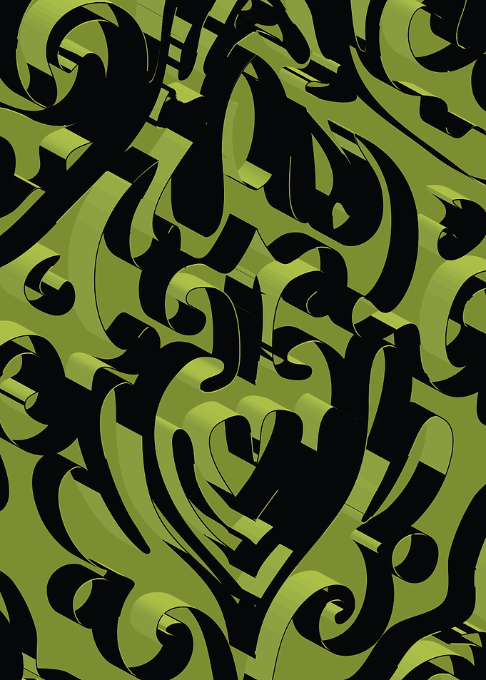 3D Ornamental Background