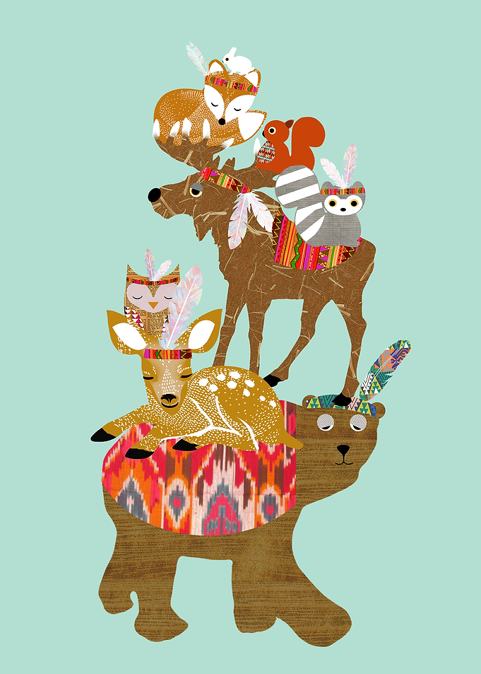 Stacked Animals