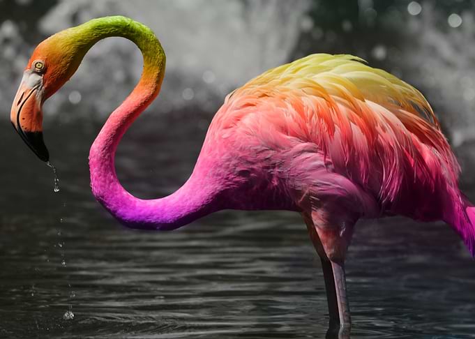 rainbow colors