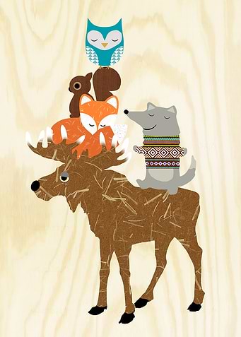 Stacked Animals