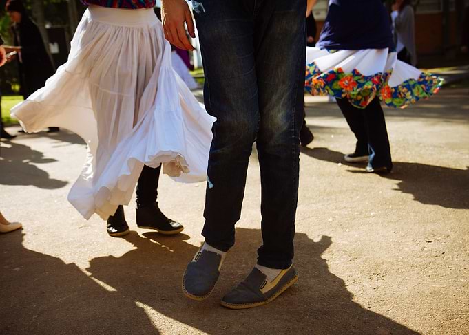Dancing under the sun