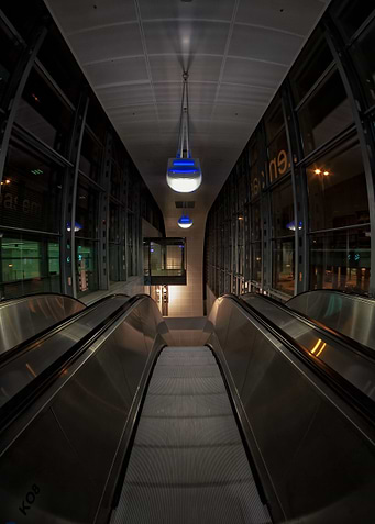 Escalator At The Airport