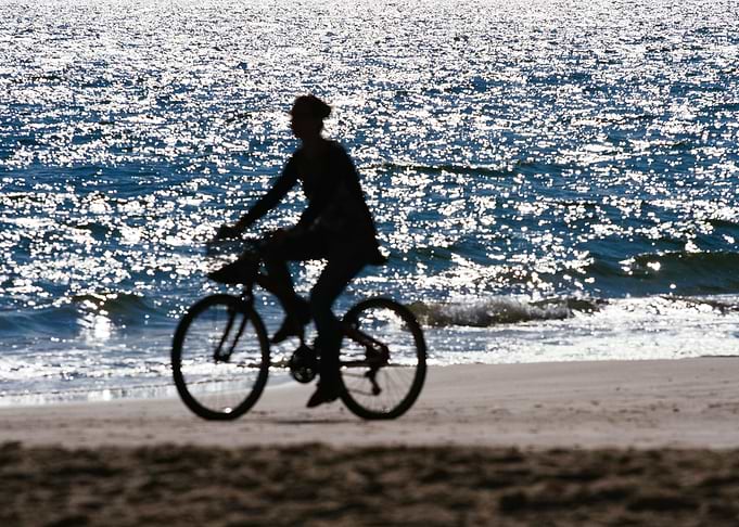 Biker silhouette