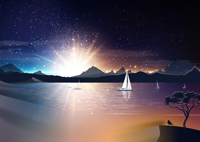 sailing under the stars