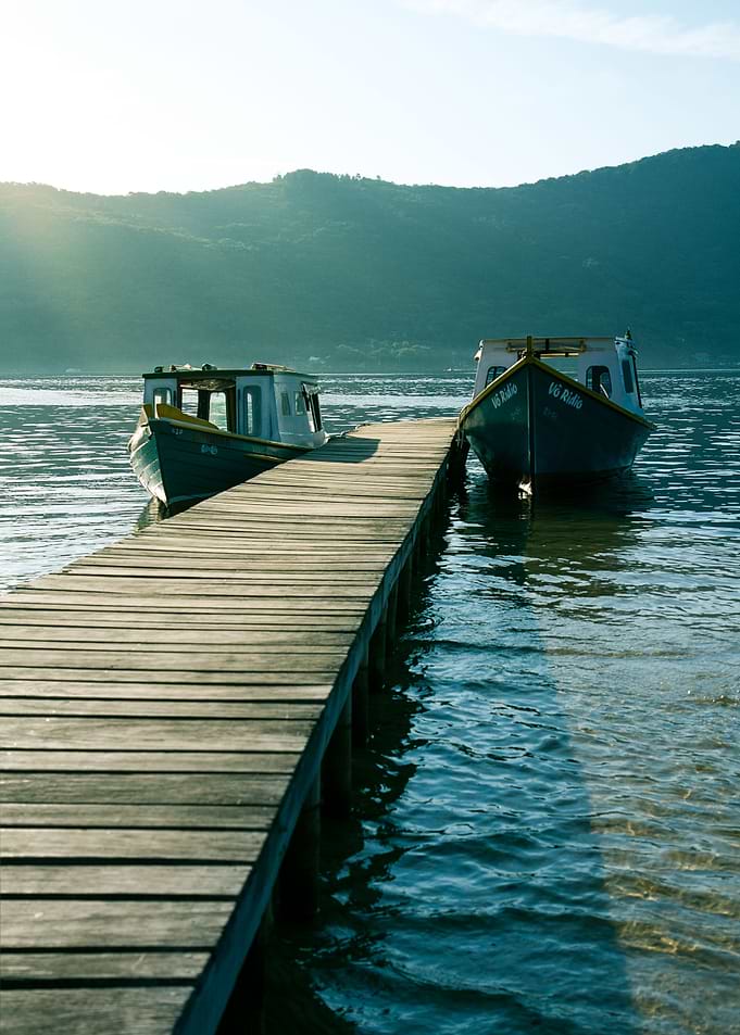 Wooden dock