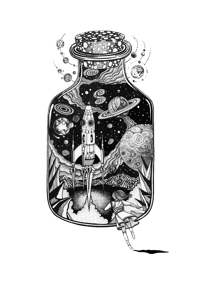 Space run Cosmos art