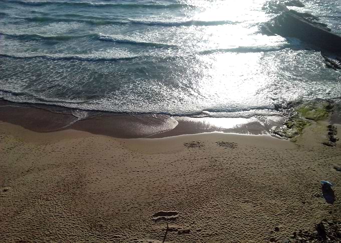 Beach from above