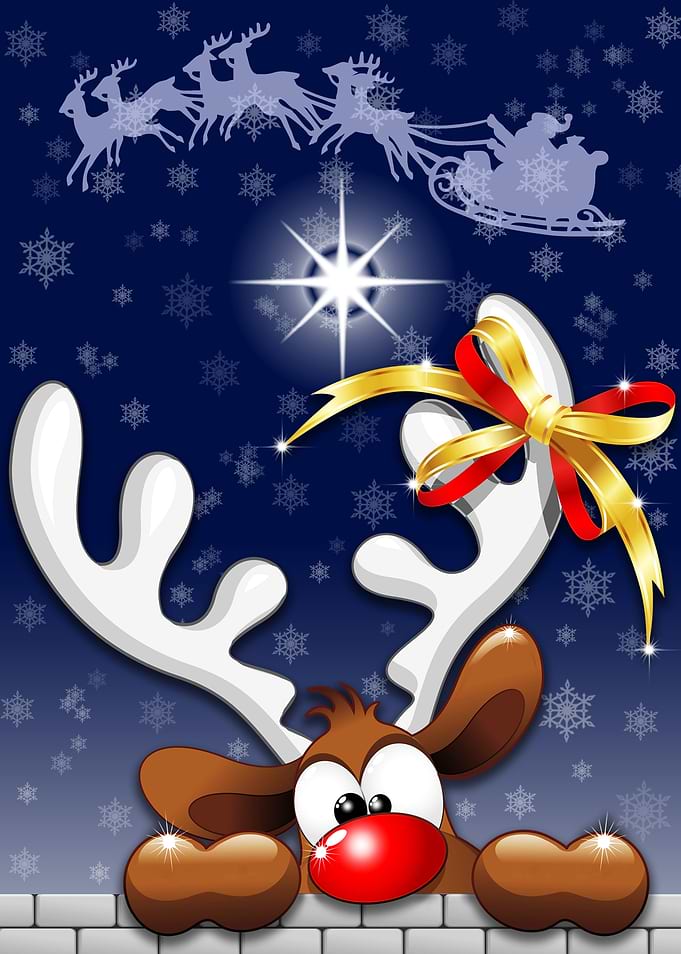 Reindeer Puzzled Character